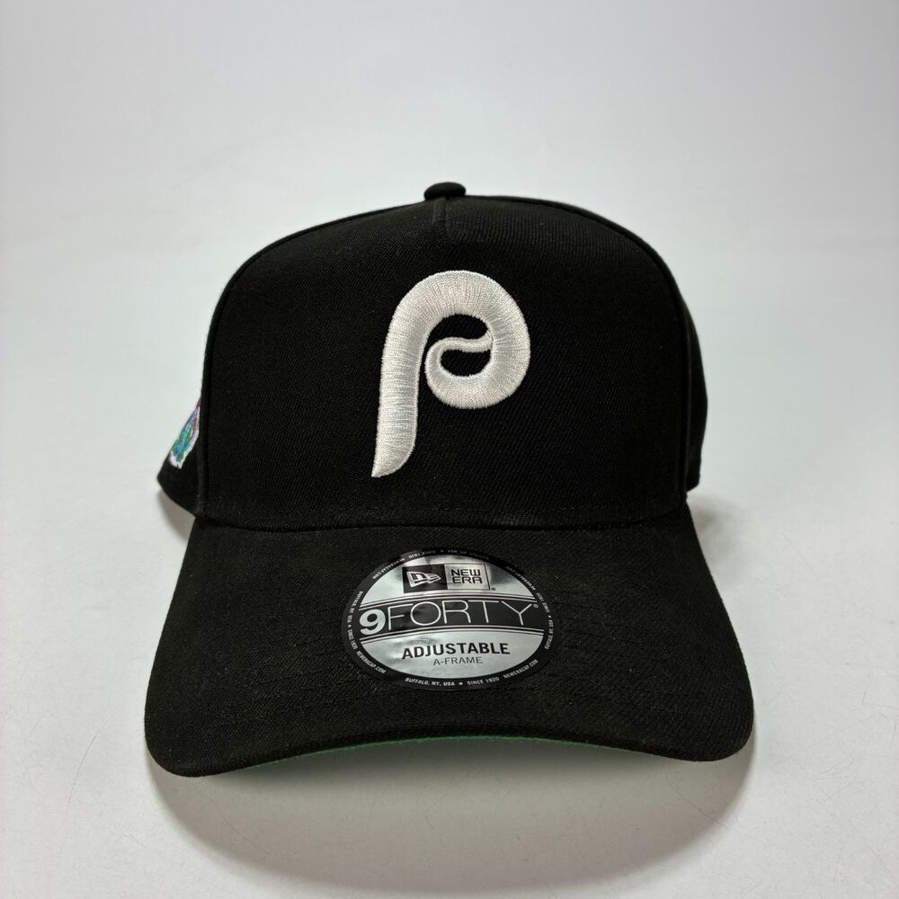 New Era 9FORTY A Frame Black Adjustable Snapback baseball Cap Men's One Size